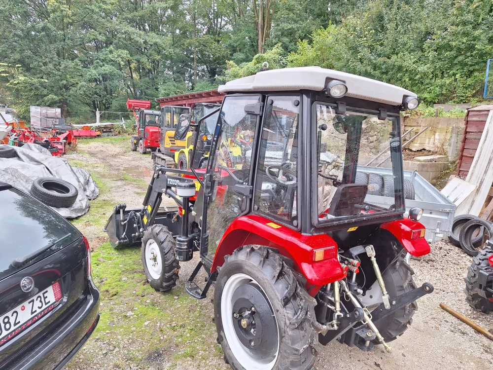 malotraktor 404 4valec 40hp, 4X4 kabína + čelný nakladač